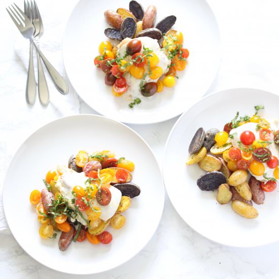 One-Pan Caprese Chicken & Potatoes