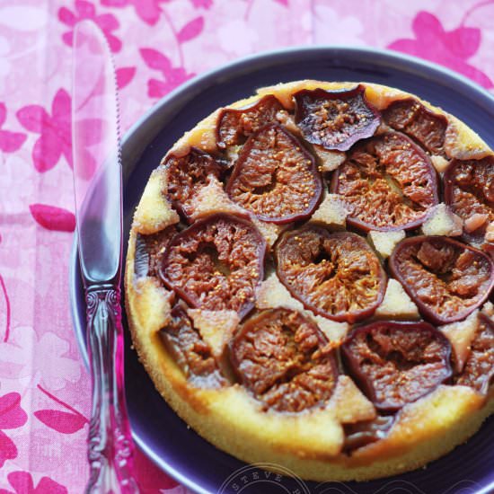 Upside Down Fig Cake