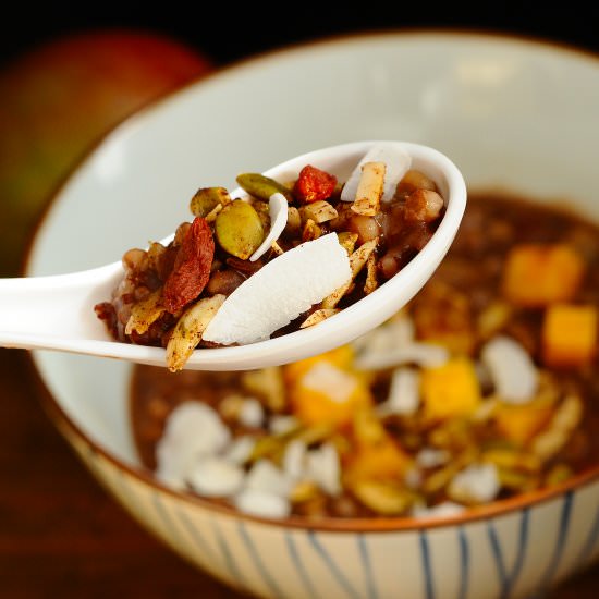 Bowl of QI – Red Rice Barley Congee
