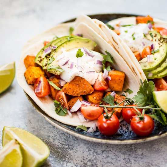 Roasted Sweet Potato Tacos