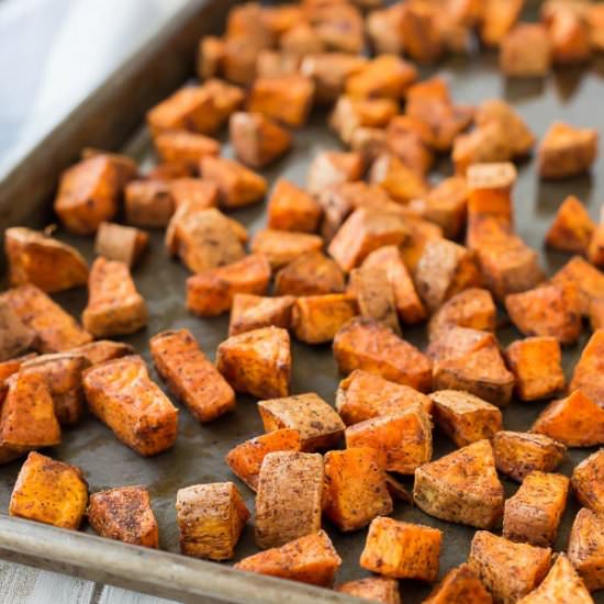 Oven Roasted Sweet Potatoes