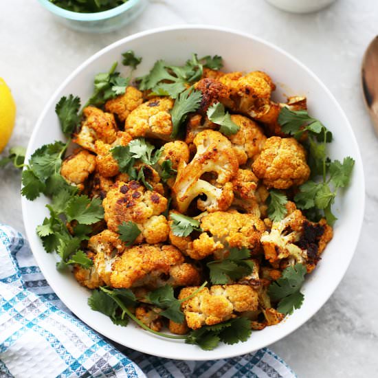 Roasted Spicy Cauliflower