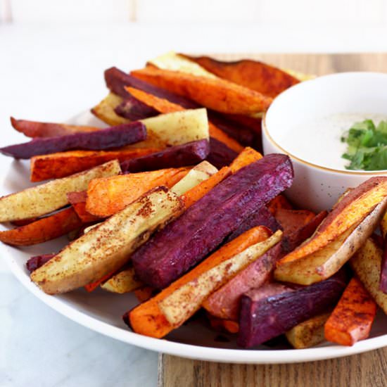 Cinnamon Sweet Potato Sticks