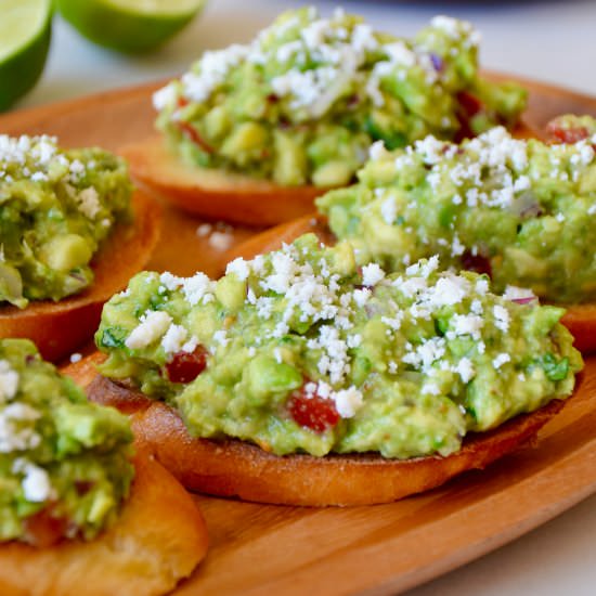 Guacamole Bruschetta