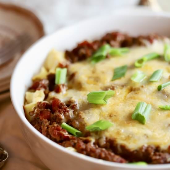 Easy Cheesy Ground Beef Casserole