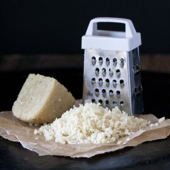 Grateable Vegan Parmesan Cheese