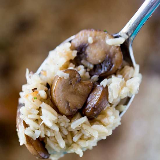 Easy Mushroom Rice