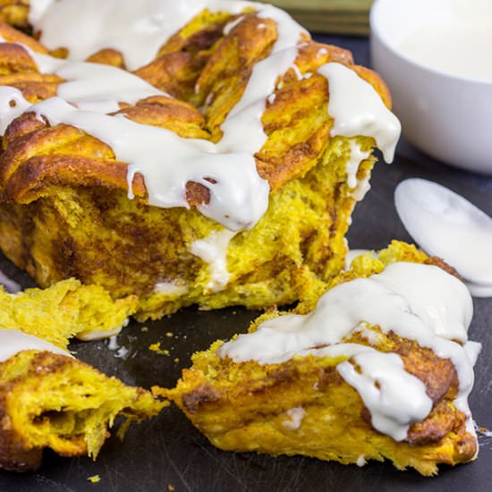Pumpkin Spice Pull Apart Bread