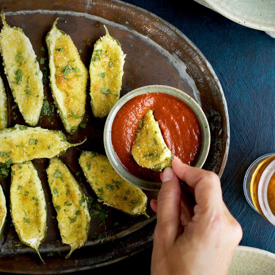 Roasted Poblano Jalapeno Poppers