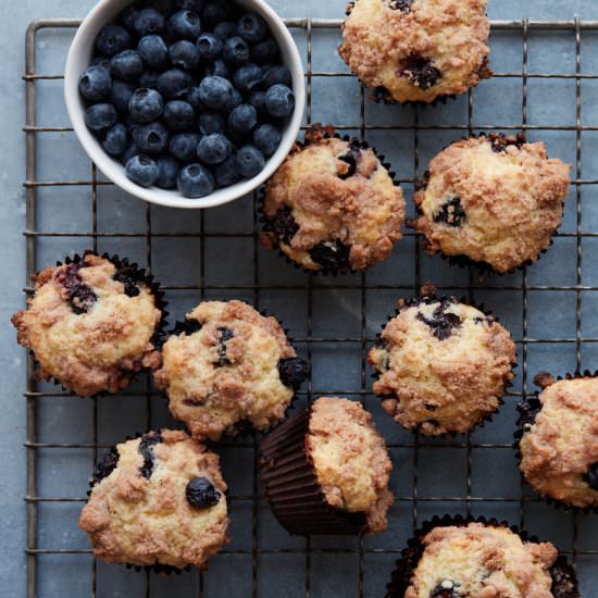 Blueberry Streusel Muffins