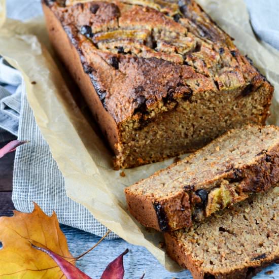 Dark Chocolate Banana Bread