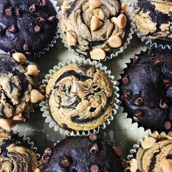 Chocolate Banana Muffins