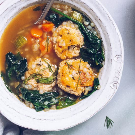 Chicken Florentine Bone Broth Soup