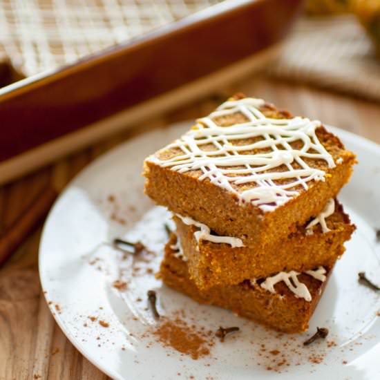 Low Carb Pumpkin Bars