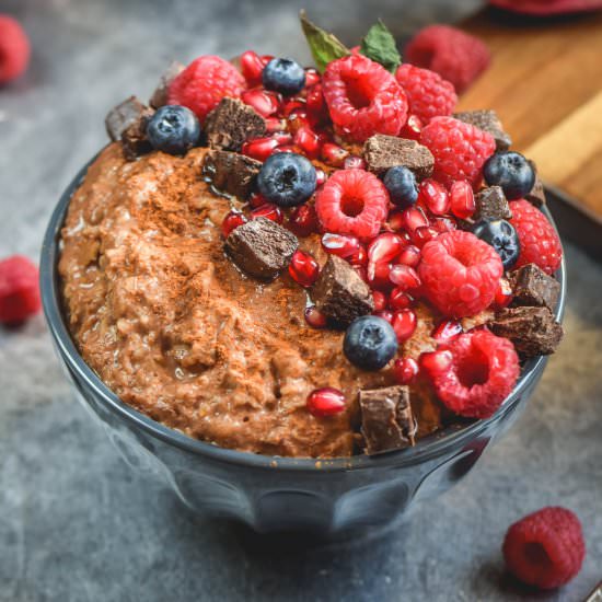 Chai Spiced Vanilla Egg White Oats
