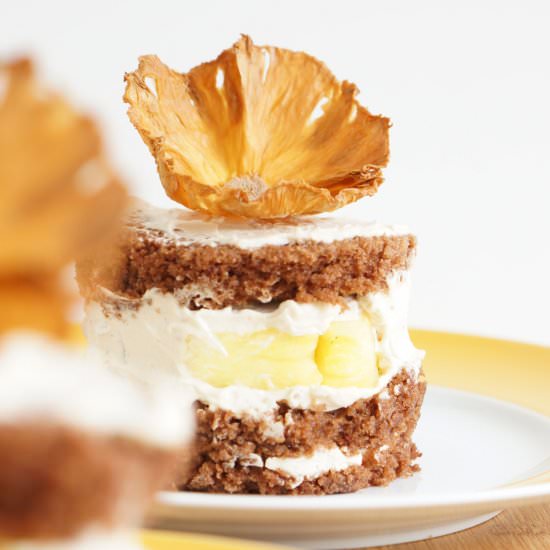 Pineapple Mini Cakes