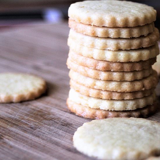 Lemon Shortbread Cookies