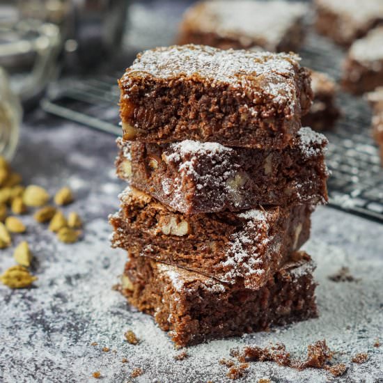 Cardamom Brownies