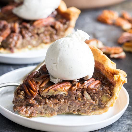 Salted Caramel Pecan Pie