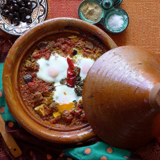Kefta Meatball Tagine with Eggs