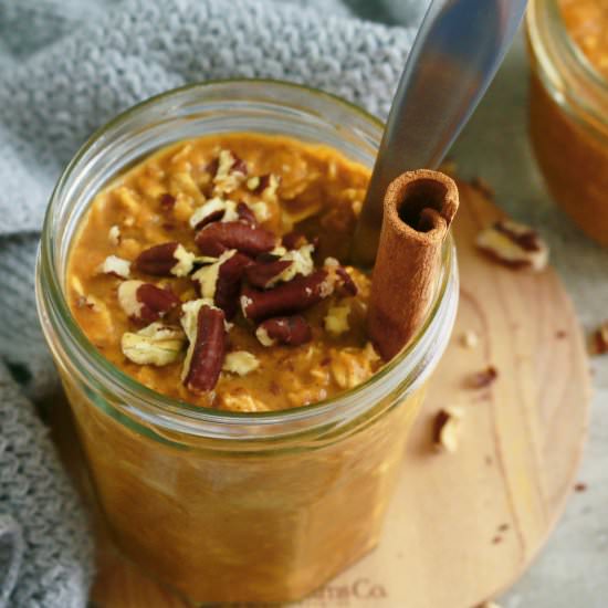 Pumpkin Pie Overnight Oats