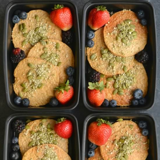 Meal Prep Pumpkin Pancakes