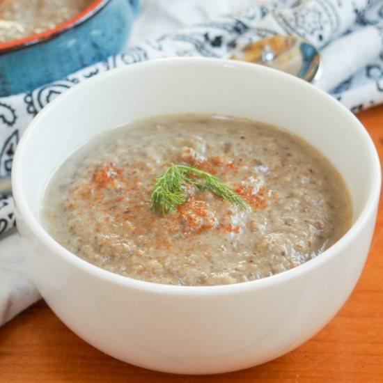 Mushroom fennel soup