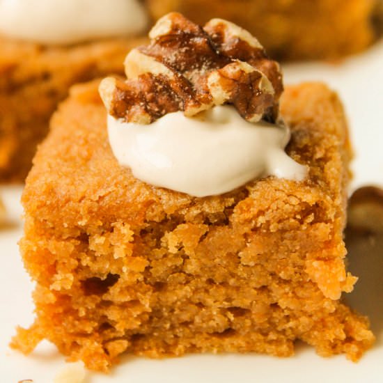 Paleo Pumpkin Bars