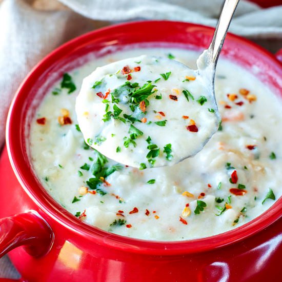 Pressure Cooker Creamy Cauliflower