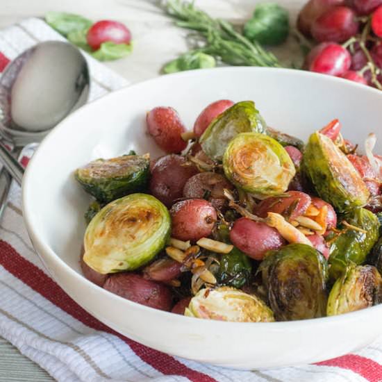 Rosemary Roasted Brussels Sprouts