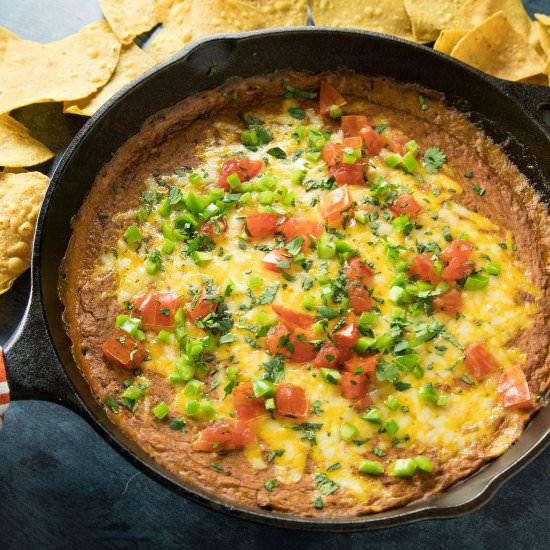 Easy Cheesy Chipotle Bean Dip