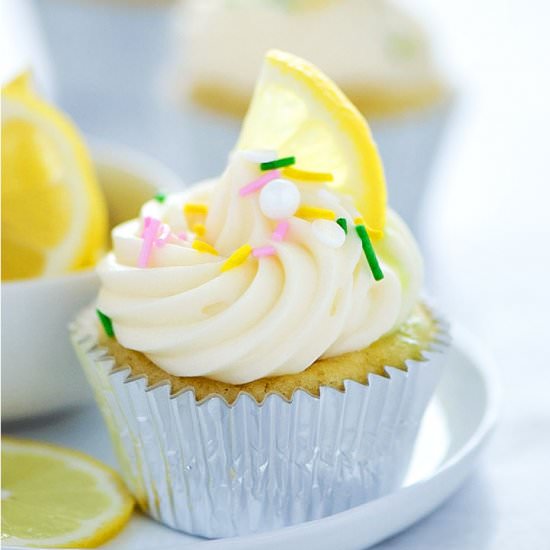 Gluten Free Lemon Cupcakes