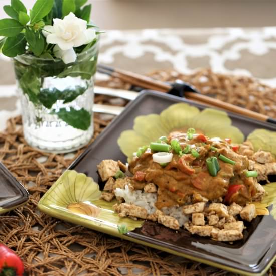 Creamy Almond Coconut Tofu