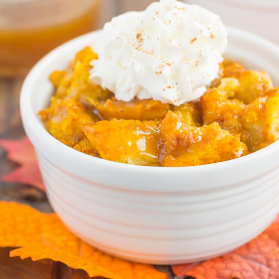 Pumpkin Bread Pudding