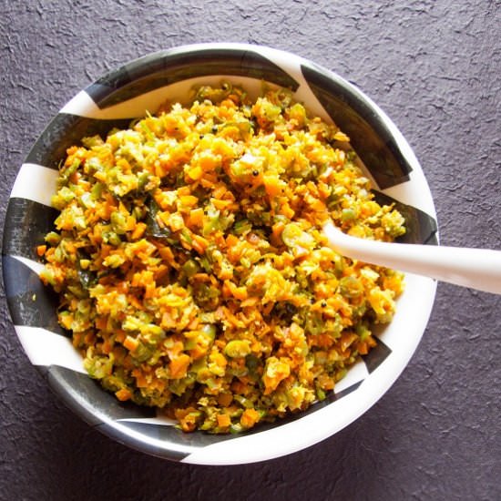 Carrot Beans Thoran