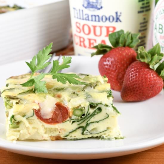 Veggie Potato Gruyere Casserole