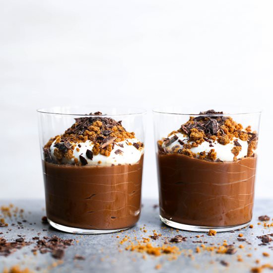 Pumpkin Chocolate Pudding
