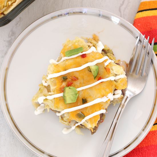 Mexican Casserole in Green Sauce