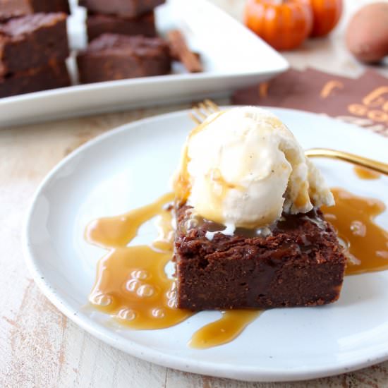 Gluten Free Sweet Potato Brownies