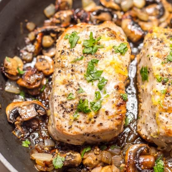 Garlic Butter Pork Chops