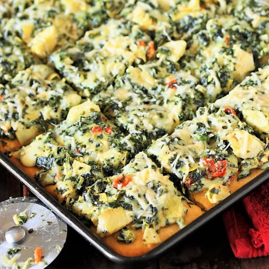 Spinach & Artichoke Dip Squares