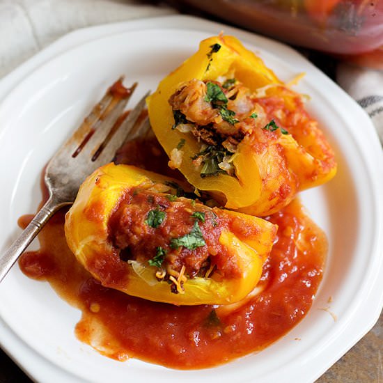 Spicy Stuffed Peppers