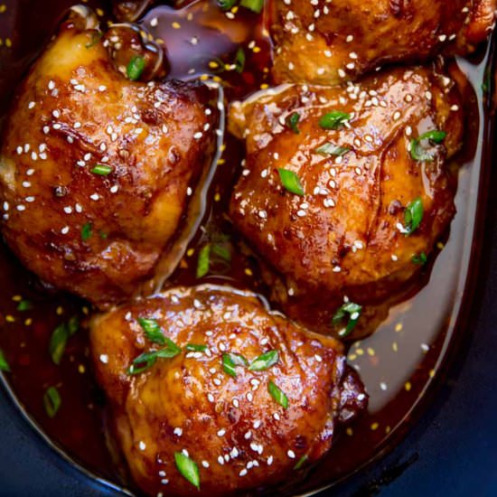 Slow Cooker Mongolian Chicken