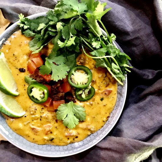 Queso Fundido with Chorizo