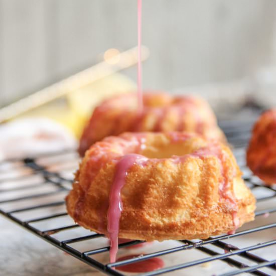 Mini Lemon Bundt Cakes