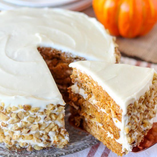 Pumpkin Carrot Cake