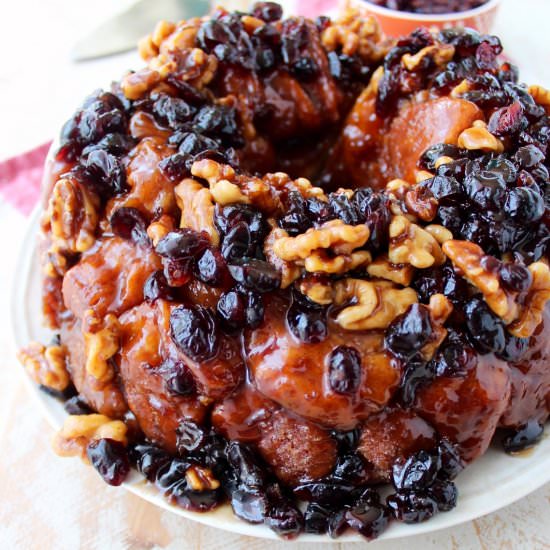 Cranberry Maple Monkey Bread