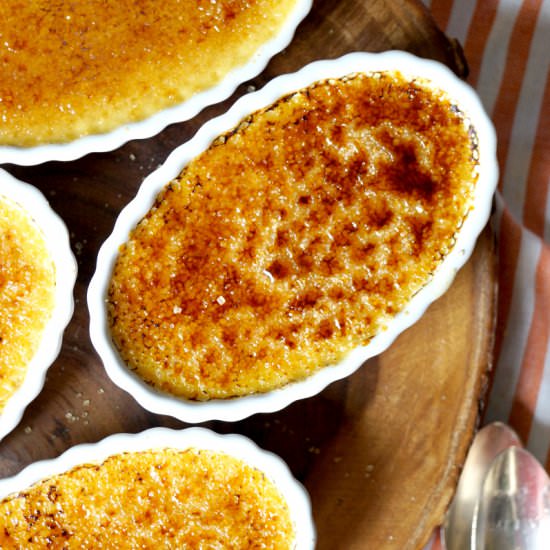 pumpkin creme brûlée