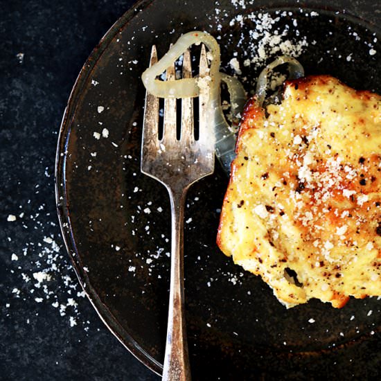 Sour Cream and Parmesan Onions