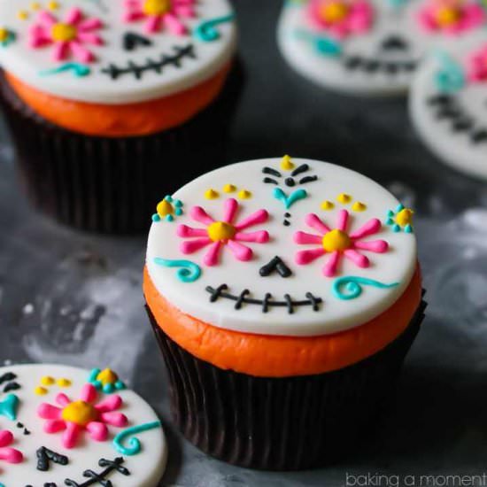 Day of the Dead Cupcakes